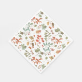 Rustikales Fall Foliage Serviette (Ecke)