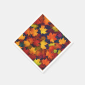 Rustikales Fall Foliage Serviette (Ecke)