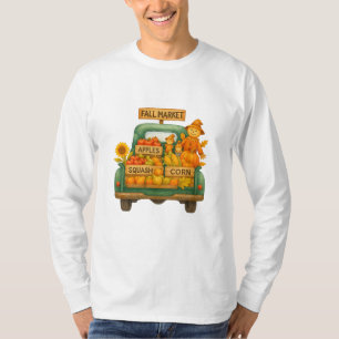 Rustikales Fall Market Truck Tee Shirt