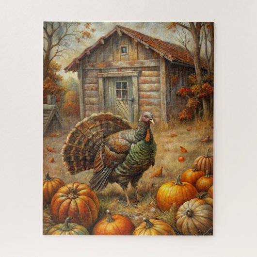 Rustikales Fall-Puzzle Puzzle (Vertikal)