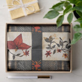 Rustikales Fall Quilt Muster | Bauernhaus Patchwor Seidenpapier (Geschenk)