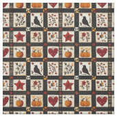 Rustikales Fall Quilt Muster | Bauernhaus Patchwor Stoff (Muster)