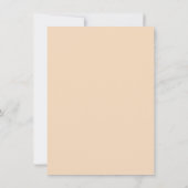 Rustikales Fall Thema Erntedank Abendessen Party Einladung (Rückseite)