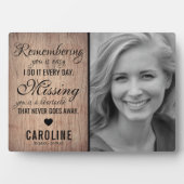 Rustikales Familiendenkmal | Foto Keepake Fotoplatte (Vorderseite)