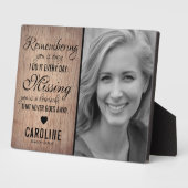 Rustikales Familiendenkmal | Foto Keepake Fotoplatte (Seite)