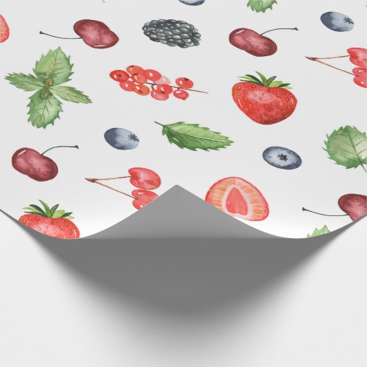 Rustikales Farbenspiel Geschenkpapier (Ecke)