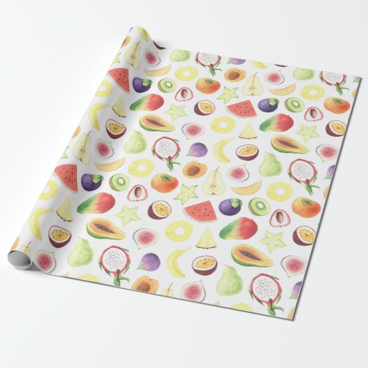 Rustikales Farbenspiel Geschenkpapier (Ungerollt)