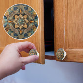 Rustikales Farbmuster Keramikknauf