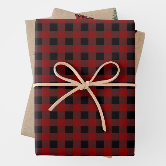 Rustikales Farmhouse-Packing Kraftpapier Geschenkpapier Set (Beispiel)