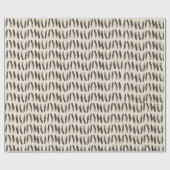 Rustikales Feder-Muster-Geschenkpapier Geschenkpapier (Flach)