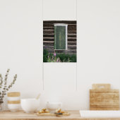 rustikales Fenster 16x20 Poster (Küche)