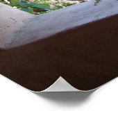 Rustikales Fenster Poster (Ecke)