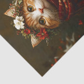 Rustikales festliches Kitten, Coat & Scarf ED7L De Seidenpapier (Ausschnitt)