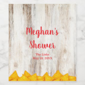 Rustikales Fiesta-Weinflaschenetikett | Reden wir  Weinetikett (Einzelnes Label)