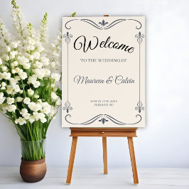 Rustikales Filigree, Begrüßungszeichen