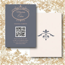 Rustikales Filigree Filigree, Hochzeit Begleitkarte