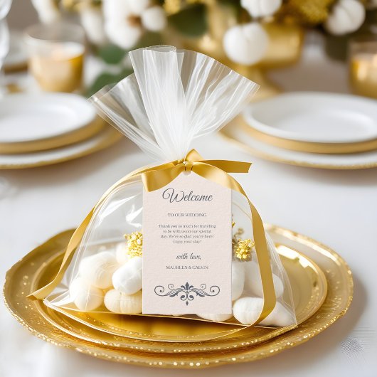 Rustikales Filigree, Geschenkmarke Geschenkanhänger