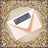 Rustikales Filigree , Hochzeit-Rücksendeadresse