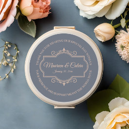 Rustikales Filigree, Hochzeit Runder Aufkleber