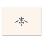 Rustikales Filigree, Hochzeit Tischnummer (Rückseite)