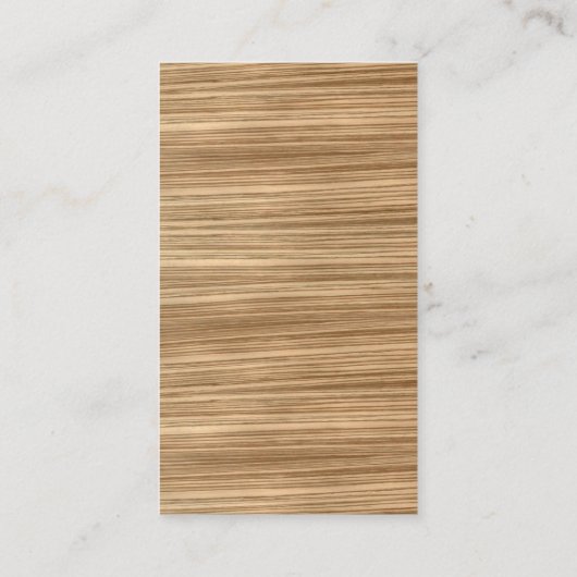 Rustikales Firmenlogo Visitenkarte (Rückseite)