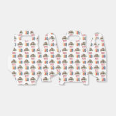 Rustikales Firmenlogo Weihnachten Geschenkschachtel (Ungefaltet)