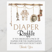 Rustikales Fischen Windelrumpf Schild 8x10 (Vorderseite)