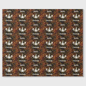 Rustikales Floating Hearts Cheerleader Geschenkpapier (Flach)