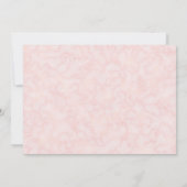 Rustikales florales Elegantes Brautparty Einladung (Rückseite)