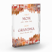 Rustikales, florales Grandma Fotoblock (Links)