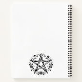 Rustikales florales Star Journal Notizblock (Rückseite)