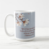 Rustikales Flüstern Kaffeetasse (Links)