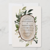 Rustikales Foliage Bauernhaus Elegante Hochzeit Save The Date (Vorderseite)
