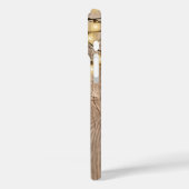 Rustikales Foto aus Holzfliesen mit Markusplatz Case-Mate iPhone Hülle (Rückseite / Links)