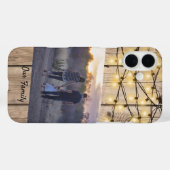 Rustikales Foto aus Holzglasbeleuchtung Case-Mate iPhone Hülle (Rückseite (Horizontal))