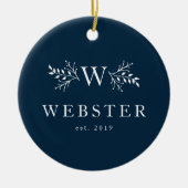 Rustikales Foto aus Monogramm Keramik Ornament (Vorne)