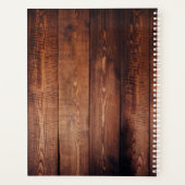 Rustikales Foto aus Stallholz - Collage 2020 Planer (Rückseite)