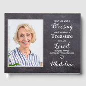 Rustikales Foto bei der Beerdigung des Gedächtniss Gästebuch (Vorderseite)