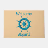 Rustikales Foto-Bild für das Ruderboot Fußmatte (Vorderseite)