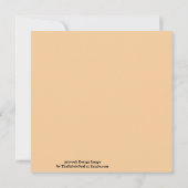 Rustikales Foto-Bild für das Ruderboot Karte (Rückseite)