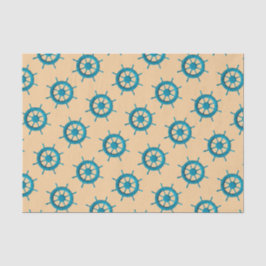 Rustikales Foto-Bild für das Ruderboot Seidenpapier