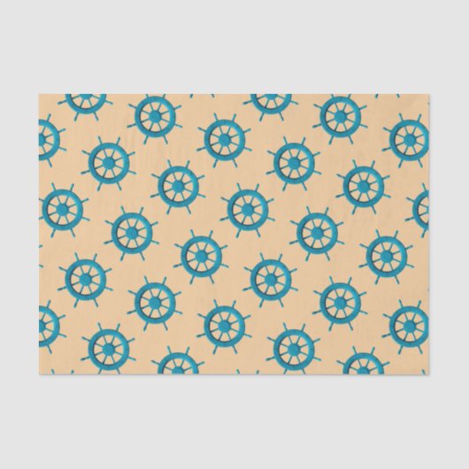 Rustikales Foto-Bild für das Ruderboot Seidenpapier (Vorderseite)