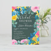 Rustikales Foto Brautparty Einladung (Stehend Vorderseite)