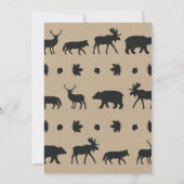 Rustikales Foto Camping Geburtstagsparty Einladung (Rückseite)