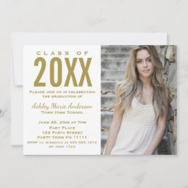 Rustikales Foto der Aquarellfarben Einladung