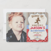 Rustikales Foto des Einladung (Vorderseite)