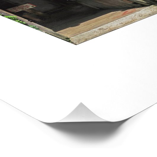 Rustikales Foto des Fischdocks (Ecke)