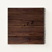 Rustikales Foto Dream Journal Analysis Record Notizblock (Rückseite)