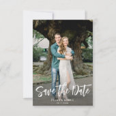 rustikales Foto Einladung (Vorderseite)