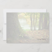 Rustikales Foto - Erneuerende feierliche Einladung (Rückseite)